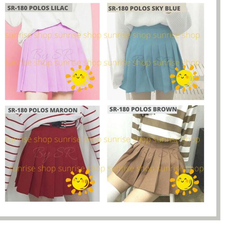 ROK MINI KOREA ROK TENIS MINI SKIRT TENNIS SKIRT FLARE SKIRT KOREA • GEG.369304