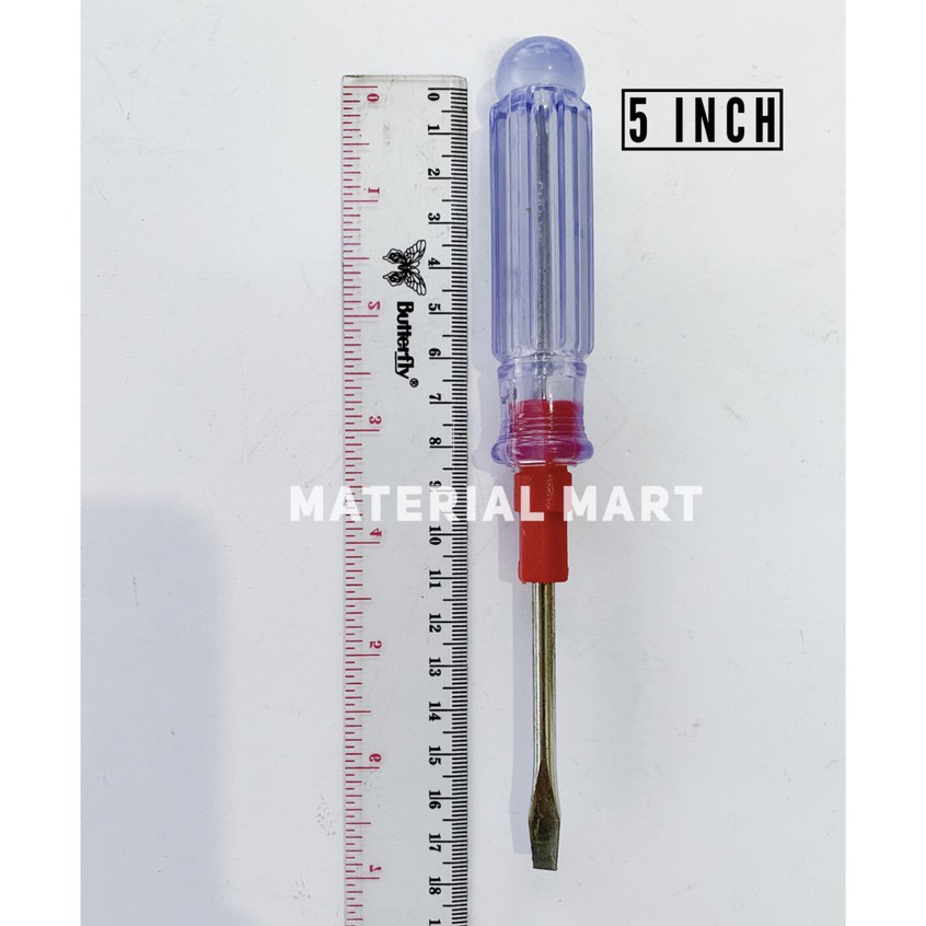 1 PC Obeng Bolak Balik 5&quot; Murah | Obeng BB 6 Inch | Screwdriver 2 Way | Material Mart