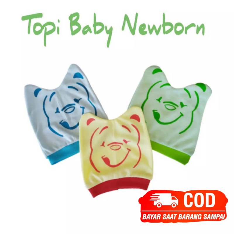 Topi Kupluk Bayi Newborn Lucu