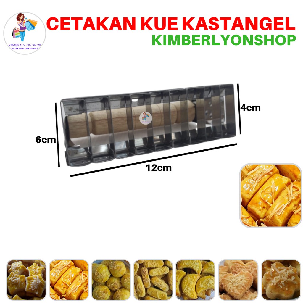 Kimberlyonshop Cetakan Kue Kering Kastangel Nastar Cookies