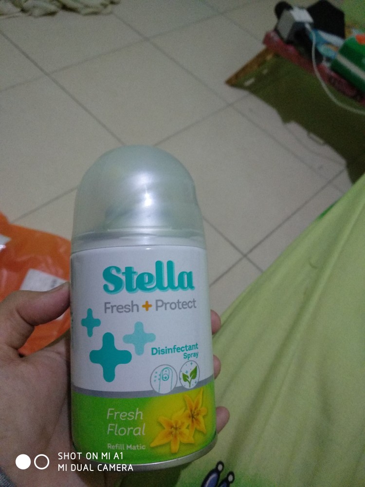 Stella Matic Fresh & Protect Refill 225ml Disinfectant & Pengharum Ruangan Fresh Citrus Floral