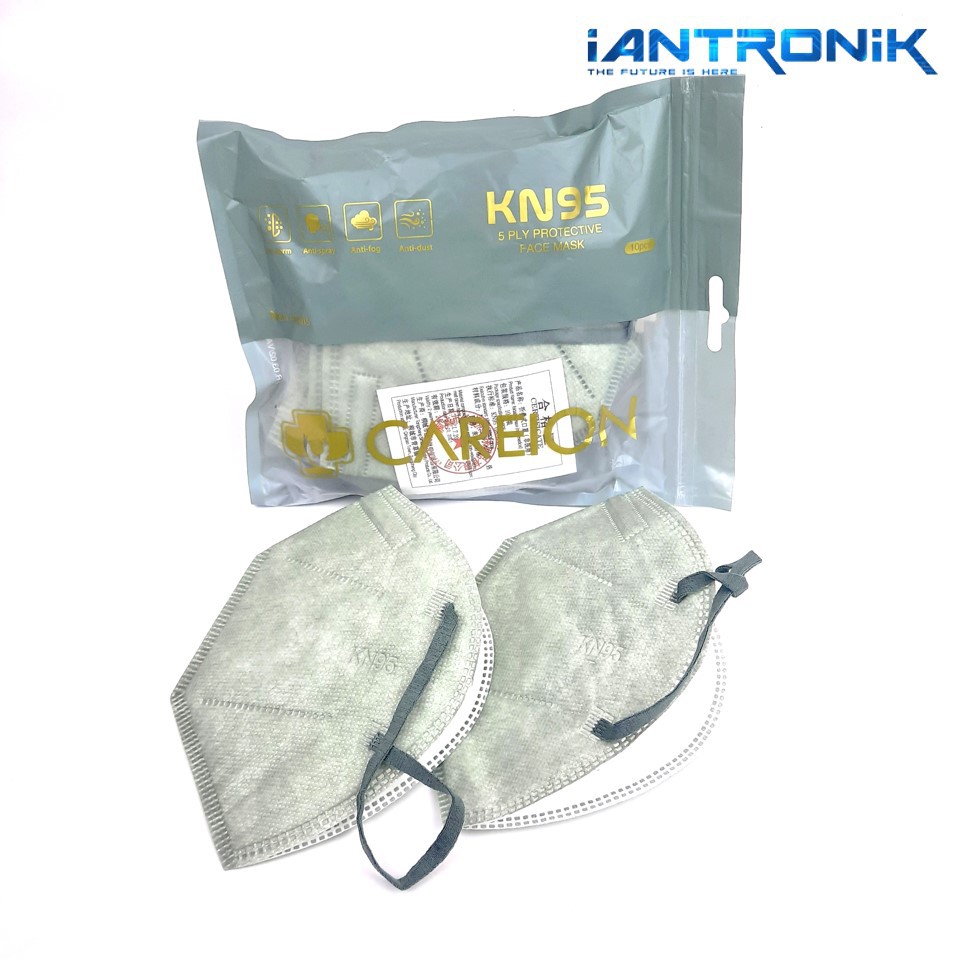 Masker KN95 Earloop 6 Ply Shumu Mouson Embos isi 10pcs Evo KEMENKES