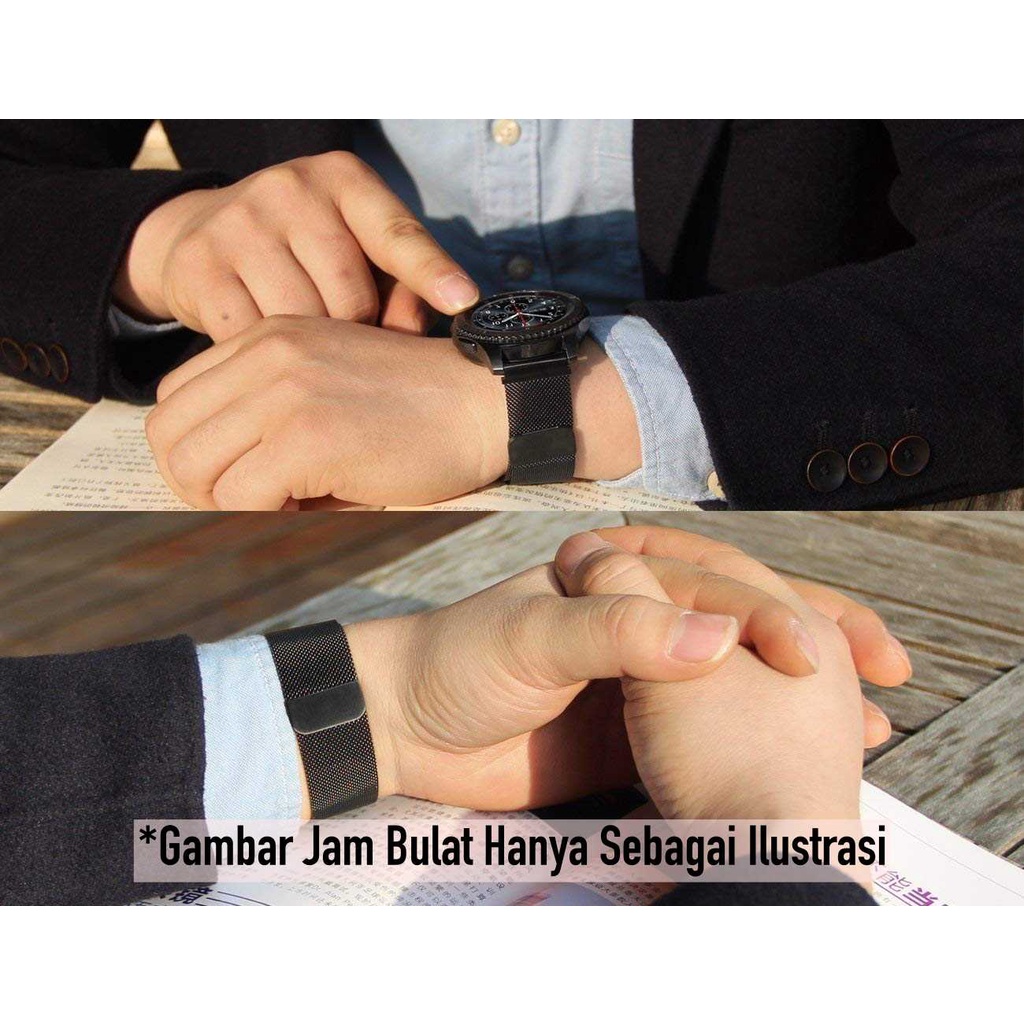 Milanese Loop Watch Strap 1MORE Omthing E-Joy (Kotak) - Tali Jam 22mm Magnetic