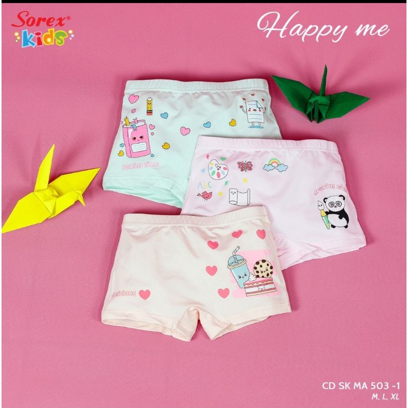 Celana dalam boxer Anak perempuan Sorex Kids MA 503-1