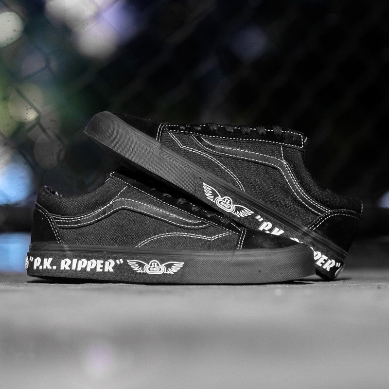 VANS STYLE 36 X SE BIKES P.K.RIPPER BLACK ORIGINAL 100%