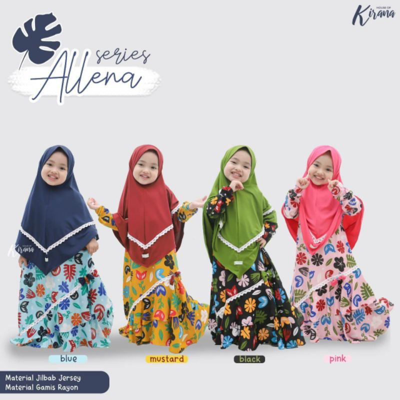 GAMIS ANAK  ALENA oleh HOUSE OF KIRANA