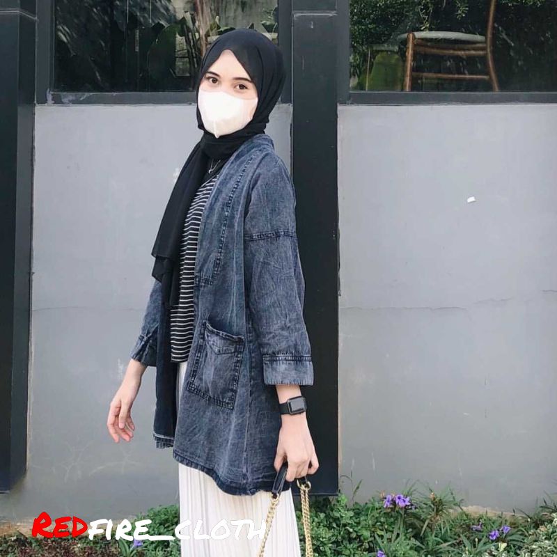 Outer jeans / Cardigan jeans