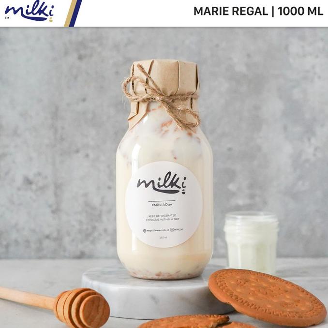 

(BISA COD) MILKI Premium Marie Regal Honey Milk 1L DISKON Kode 841