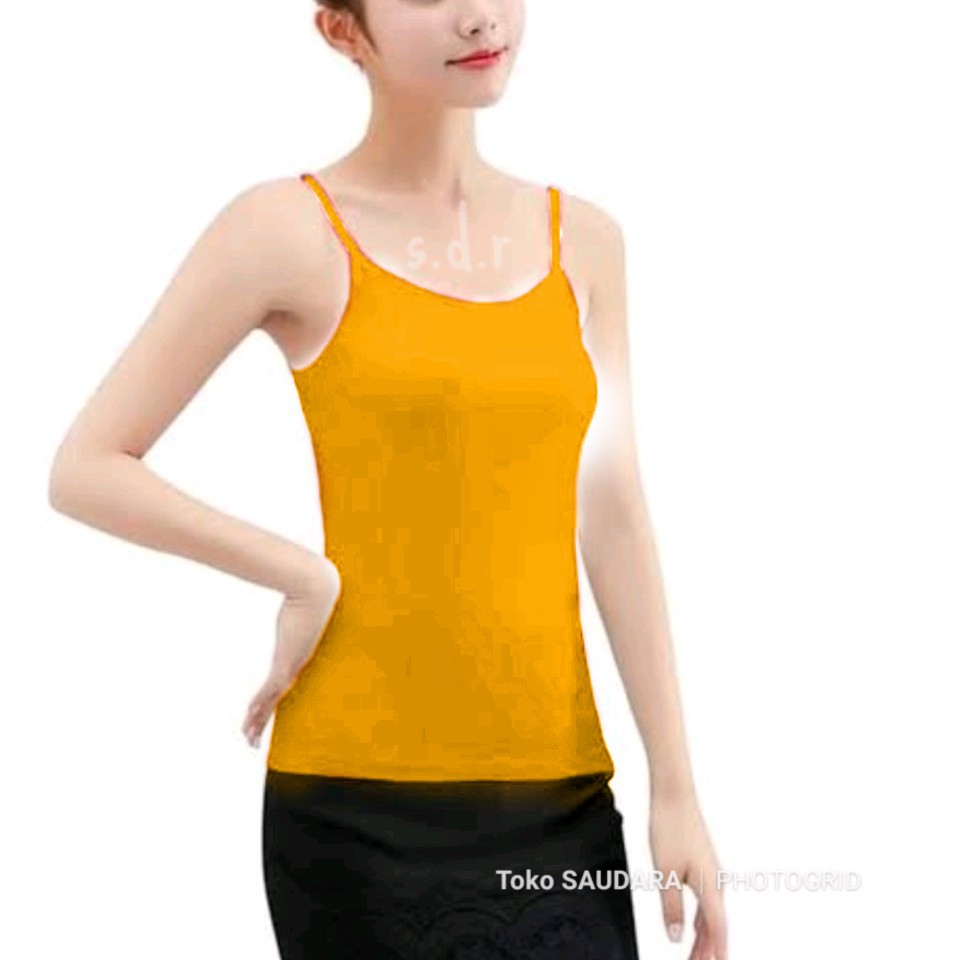 Tanktop spandek premium tali kecil