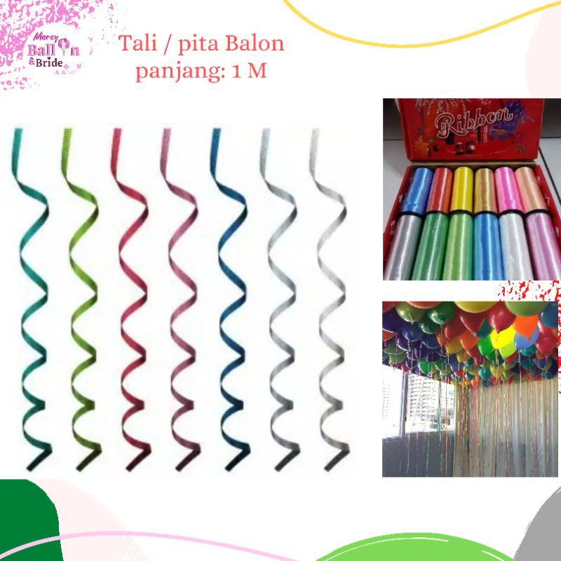 

TALI PITA BALON / TALI RIBBON 10 Meter