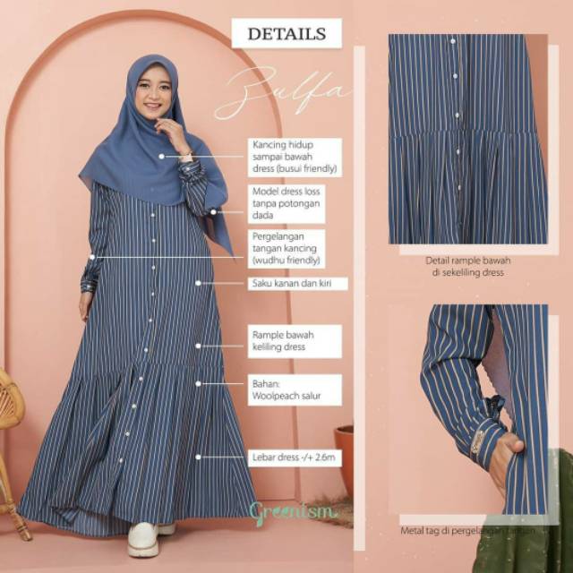 Zulfa Dress - by Greenism