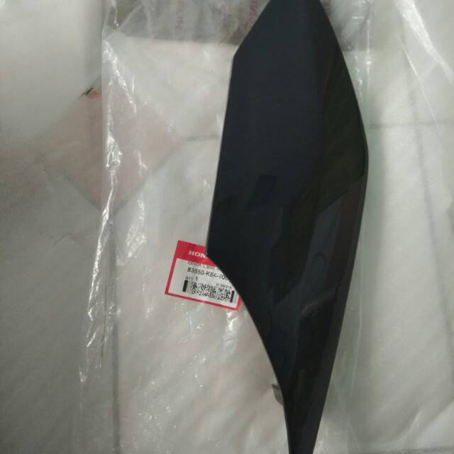 COVER BODY CRF 150 HITAM KIRI ORISINIL AHM