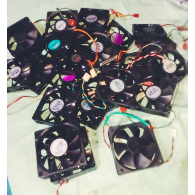kipas pendingin cpu 12vdc - ukuran 70mm 4pin /3pin bearing