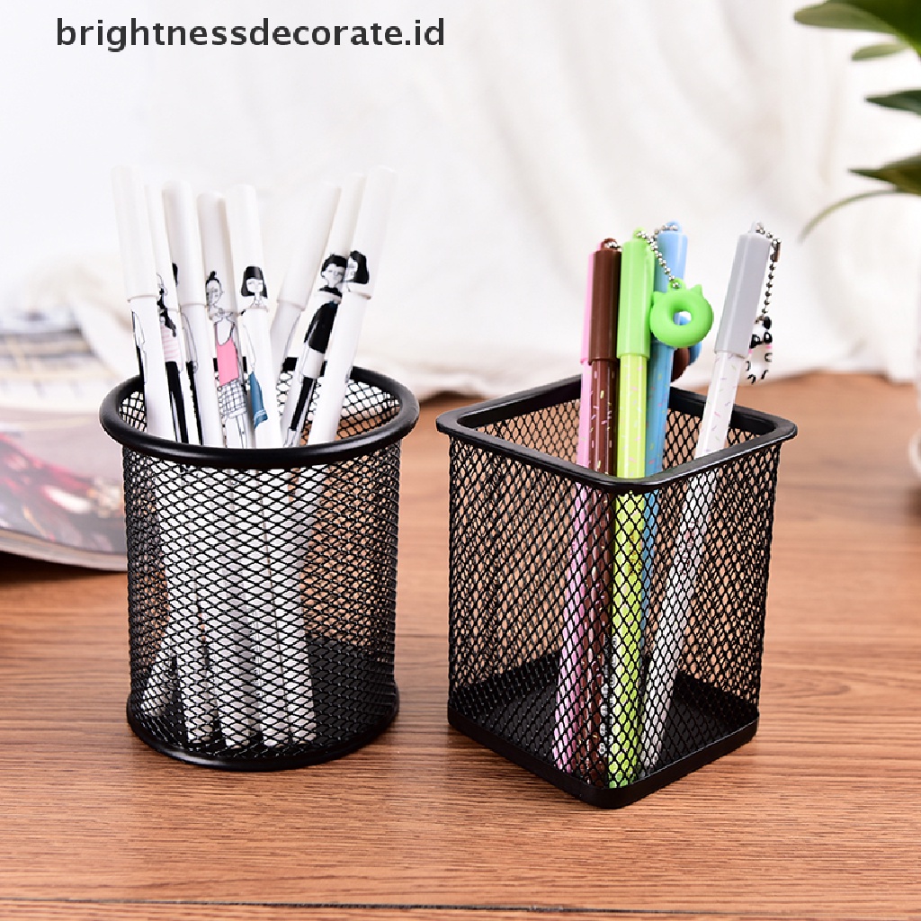 Cup Holder Pena / Penggaris / Gunting / Pensil Bahan Mesh Untuk Meja Kantor