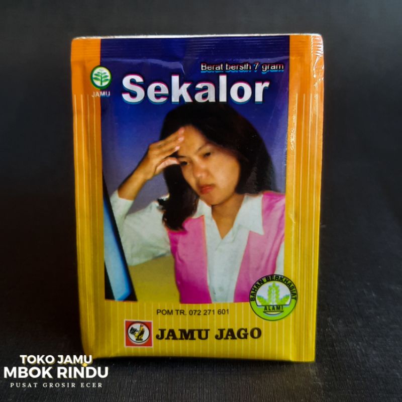 

Jamu Sakit Kepala Sekalor - Jamu Jago (Isi 10 Sachet)