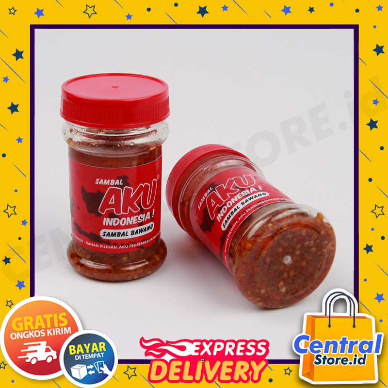 

SAMBAL BAWANG By AKU INDONESIA 150gram TANPA PENGAWET / Sambel Ekstra Pedas 150g PS