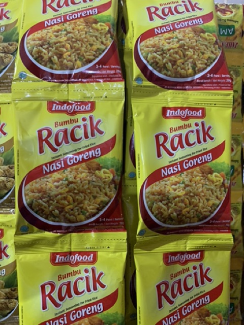 Bumbu Racik Indofood nasi goreng 1 renceng isi 10 sachet