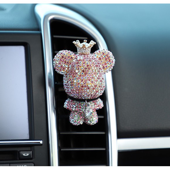 BEARBRICK FULL BLING SERIES Parfum Parfume Pewangi Pengharum Mobil JEPIT AC Excecutive Pastel