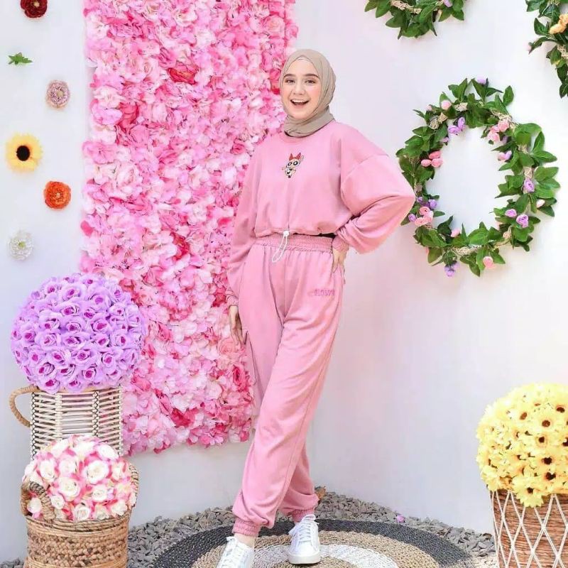 Sweater Powerpuff Girls Set