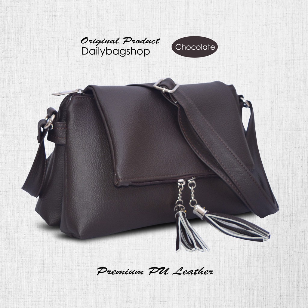 TAS SELEMPANG BAHU WANITA CORN SLING BAG TAS WANITA DUA RUANG