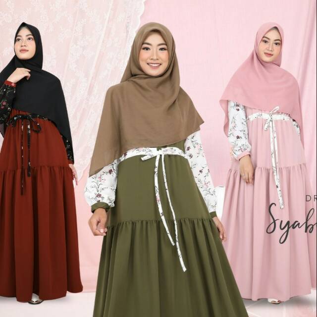Syabila deess C zizara gamis terbaru zizara gamis ...