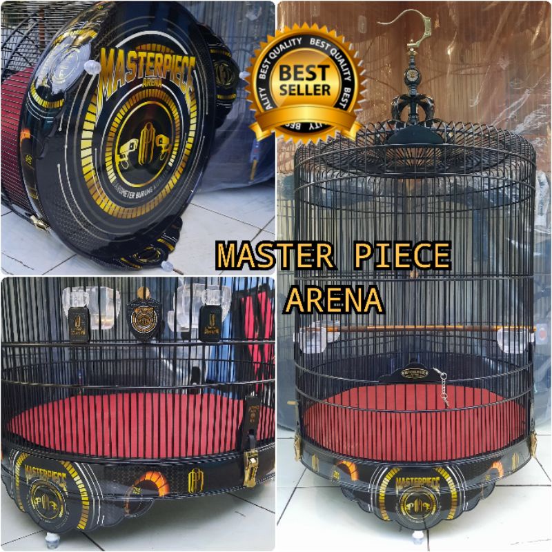SANGKAR BURUNG MURAI MASTER PIECE UKURAN NO 2 LENGKAP