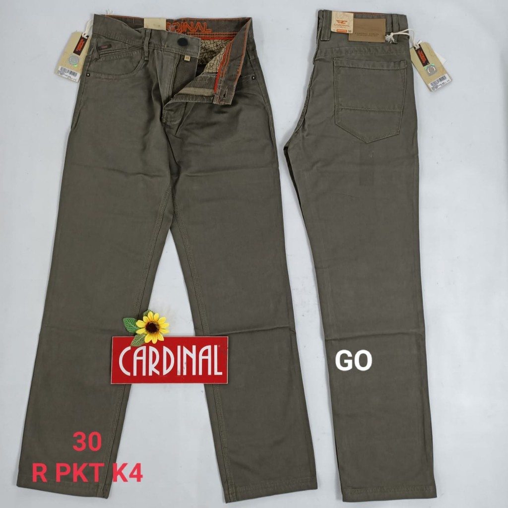 BB 30-PKT CARDINAL CASUAL CELANA POCKETS PANJANG Pria Fashion Laki Brand Kekinian Celana Chino