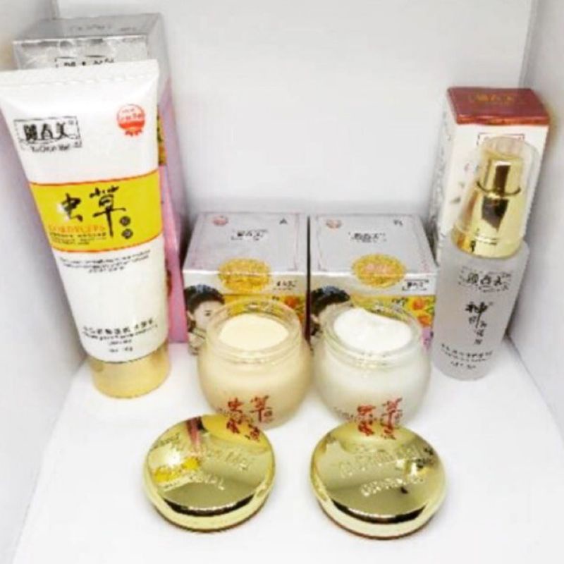 CREAM CORDY + SABUN CORDY+SERUM bening YCM ORIGINAL(SET LENGKAP CORDY)(cordyceps) EMBOSS