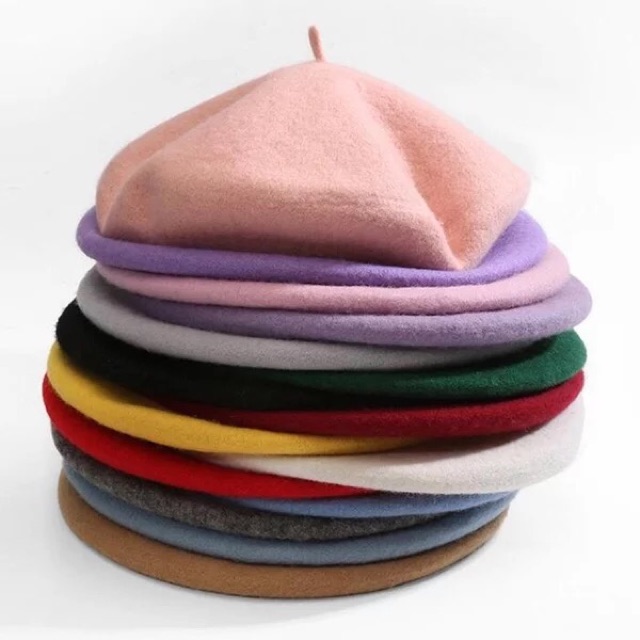 IMPORT MOLLAD Hat Baret Original Topi Baret wool pelukis classic Baret Hat Parisian Hat Korean Style