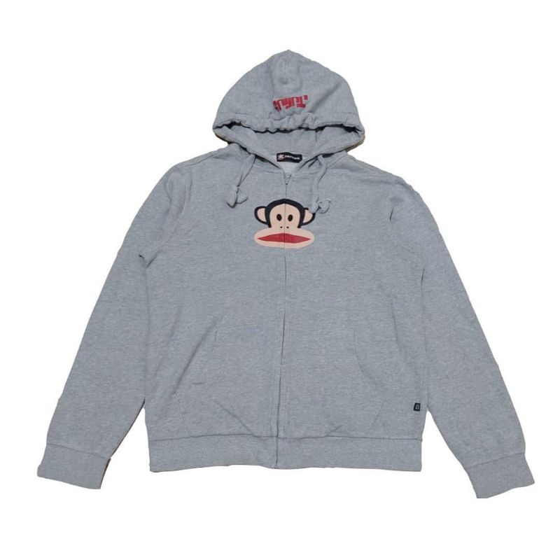 Hoodie Zipper Paul Frank Second Original Preloved