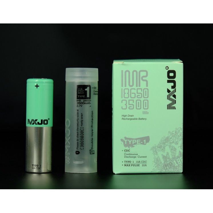 MXJO BATTERY 18650 3500MAH GREEN HIJAU BATERE BATERAI VAPE PREMIUM