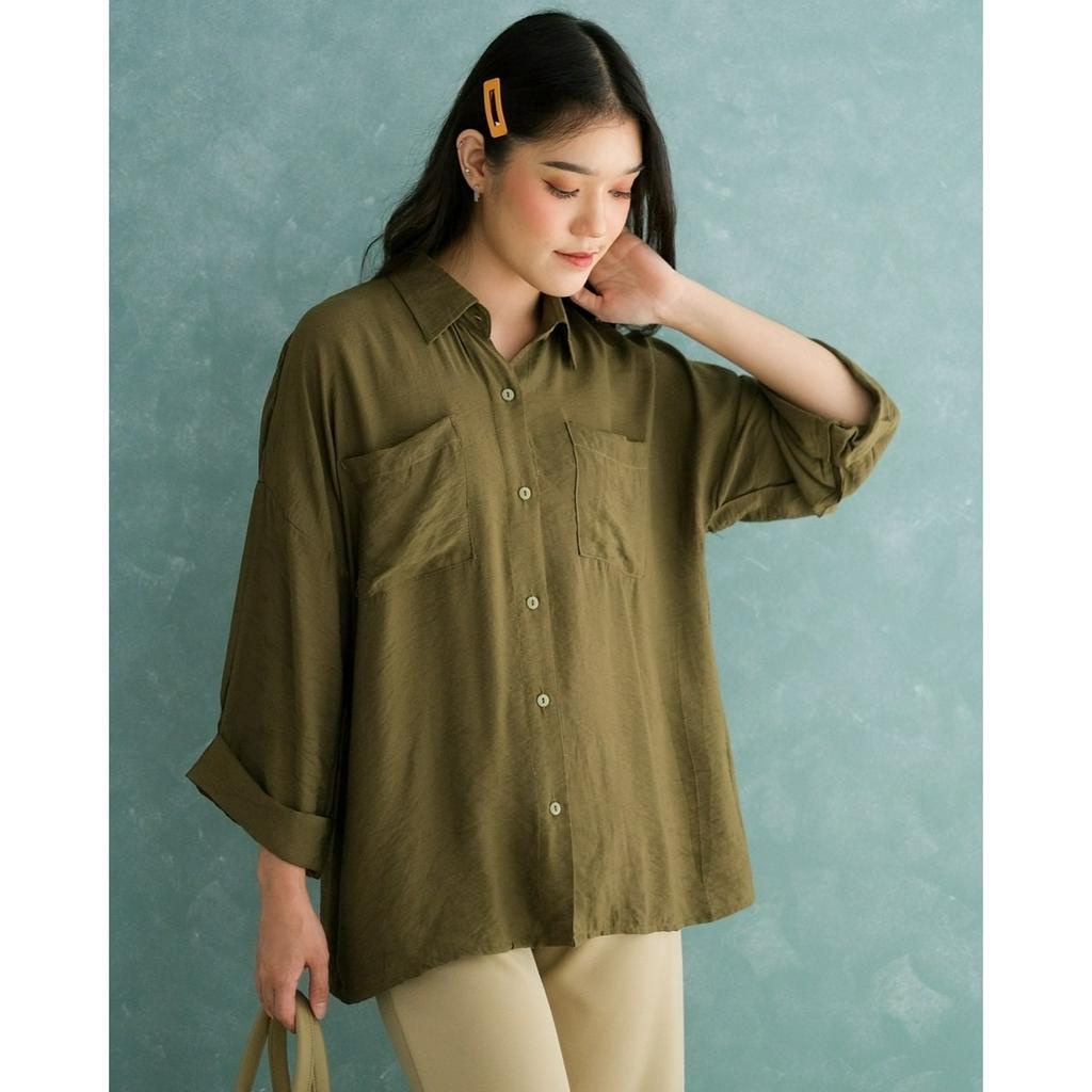 Myrubylicious FAWIJA SHIRT KODE LK2427| KEMEJA | KEMEJA WANITA | KEMEJA CRINCLE