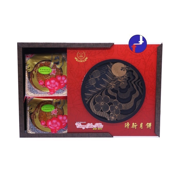 Mooncake Tiongchiuphia Kue Bulan Merk SIE SIN KOMBINASI Box Hampers