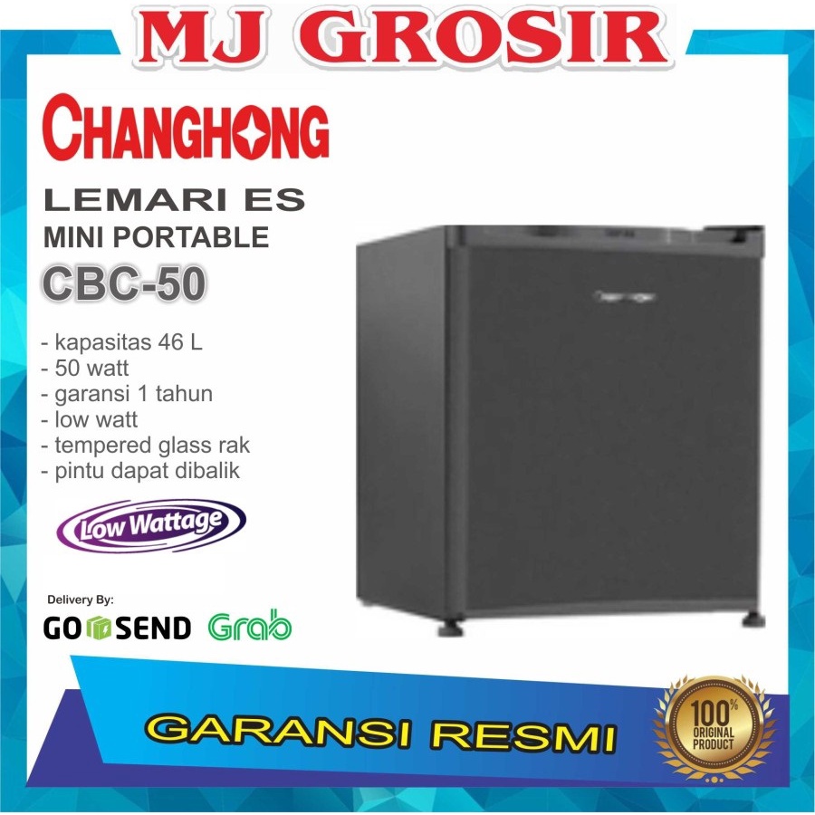 CHANGHONG MINI BAR CBC50 CBC 50L KULKAS PORTABLE PORTABEL 50 LITER