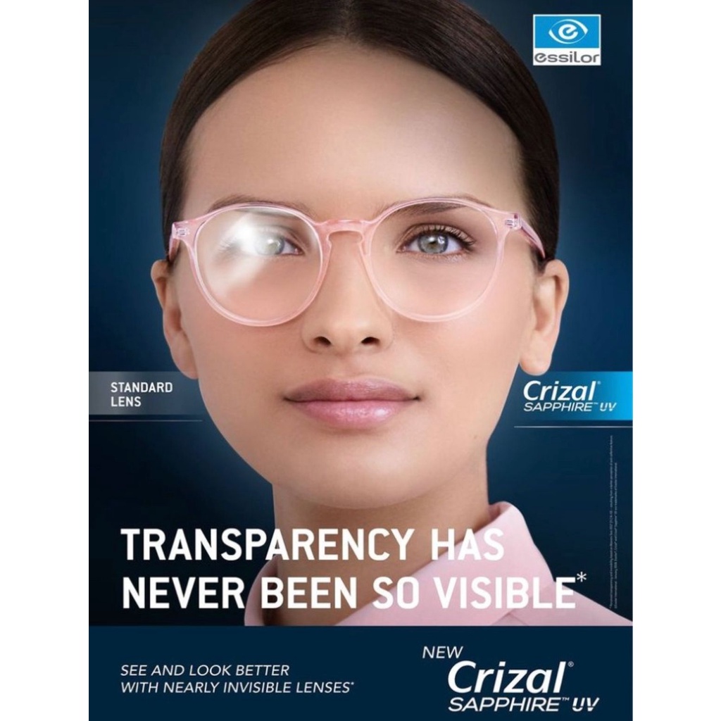 Lensa Essilor Crizal Sapphire