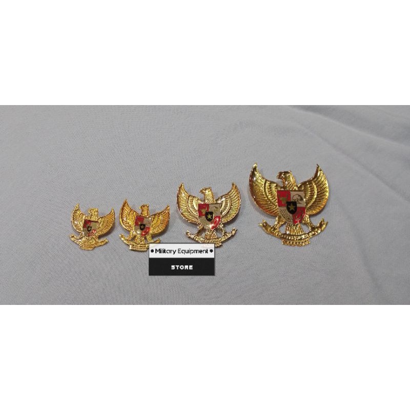 PIN GARUDA LAPISAN FIBER - PIN TOPI - PIN PASKIBRA