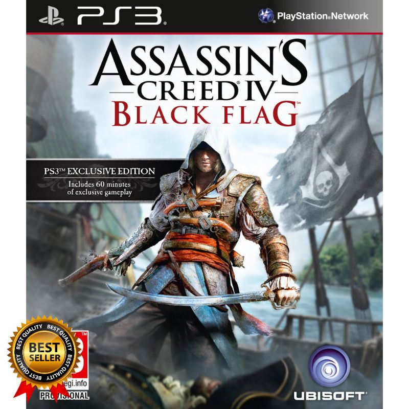 Kaset Game Flashdisk PS3 CFW OFW HEN Assassins Creed 4 Black Flag
