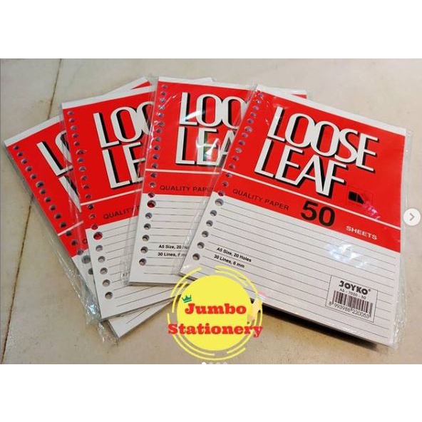 Refill Loose Leaf Joyko A5 50 Lembar