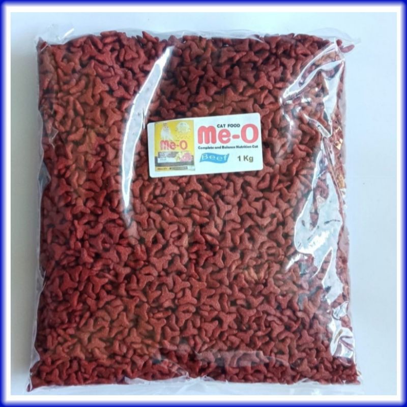 Meo Beef Kemasan 1000gr / Makanan Kucing Meo Dewasa / Dry food