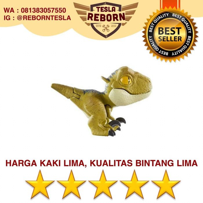 Jual Murah Snap Squad Jurassic World Velociraptor Delta Wave 3