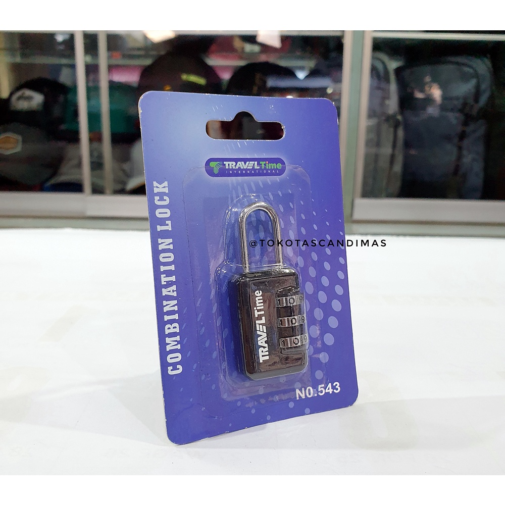 Travel Time Gembok Kombinasi Koper / Tas