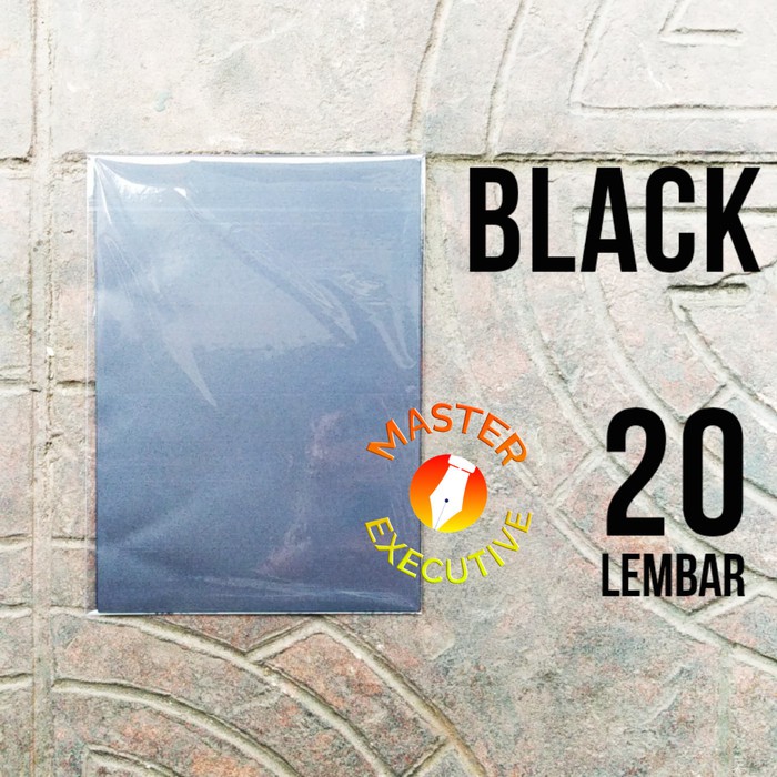 [Pak - 20 lembar] Sinar Dunia Color Kertas A4 80 gsm Warna Black Hitam