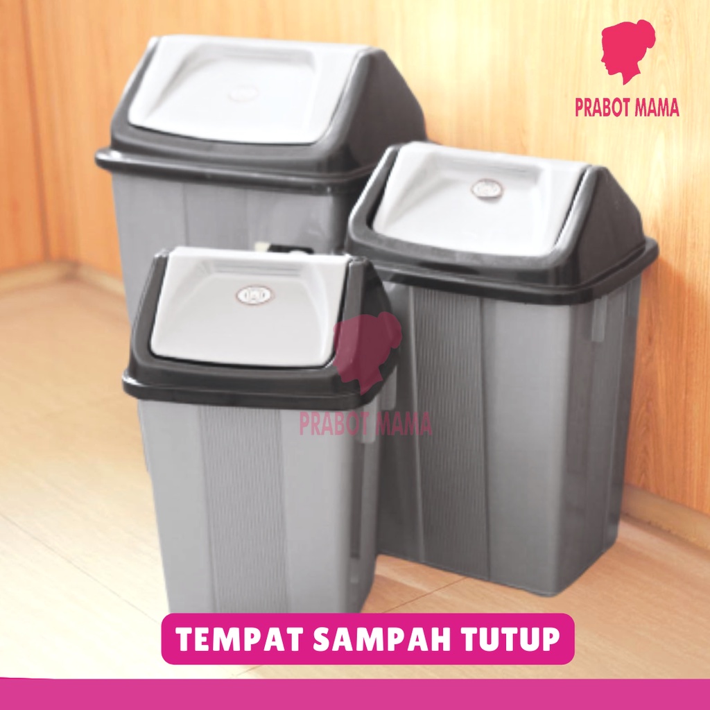 Tempat Sampah Tutup Goyang MKW Berkualitas / Tong Sampah Plastik / Keranjang Sampah Aesthetic