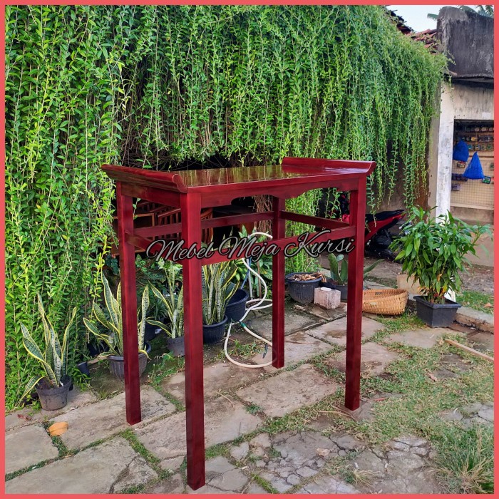 meja altar sembahyang kayu jati,meja sembahyang minimalis kayu jati