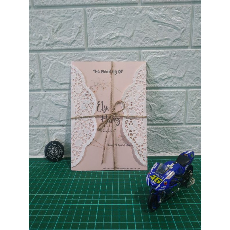 Undangan Pernikahan Simpel dan Elegan Jasmine