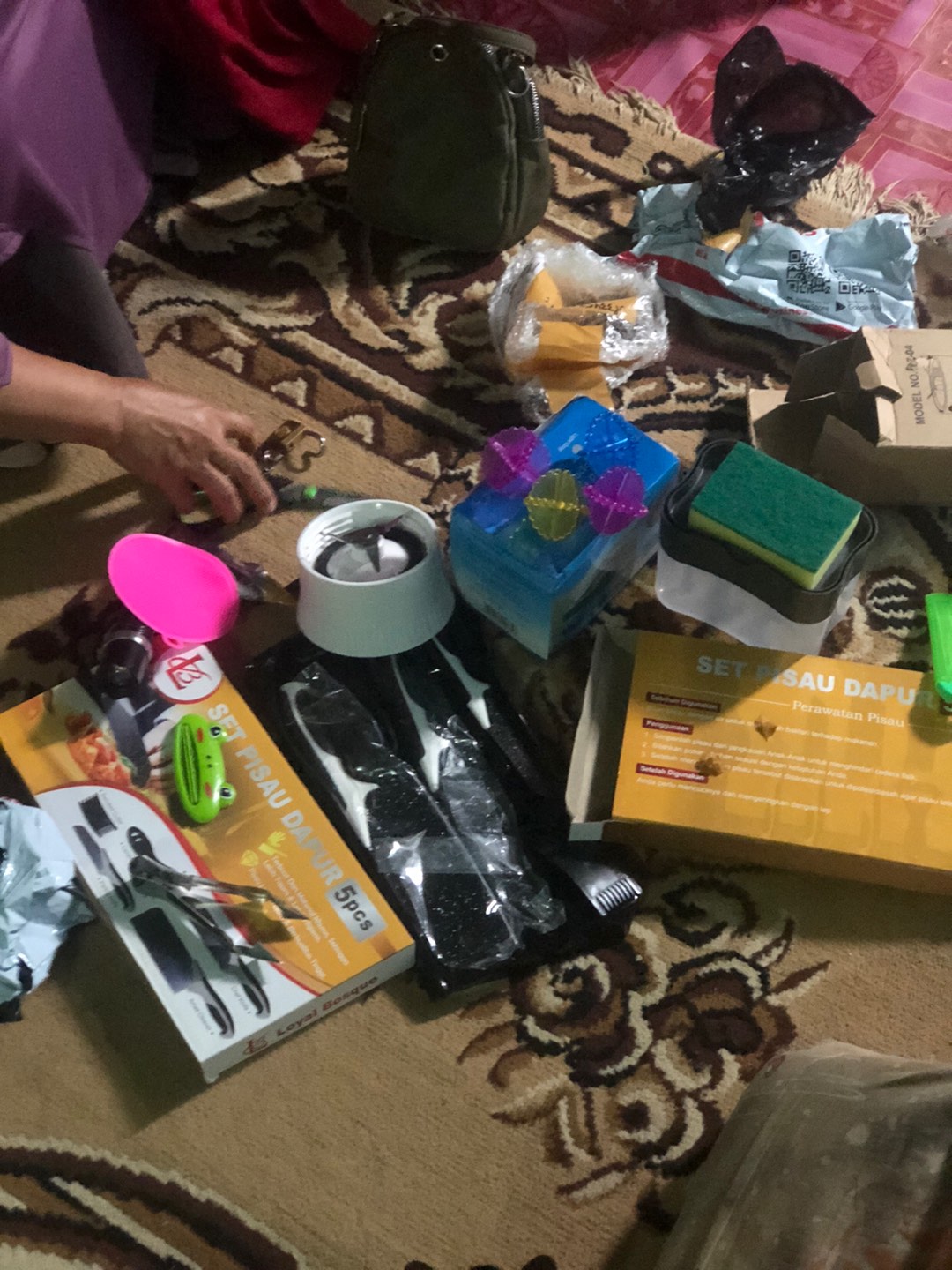 Super Tajam Pisau Set Loyal Bosque Terbaru 1kg 5pcs Free Bubble