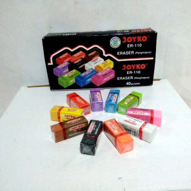 

Penghapus warna warni/apusan