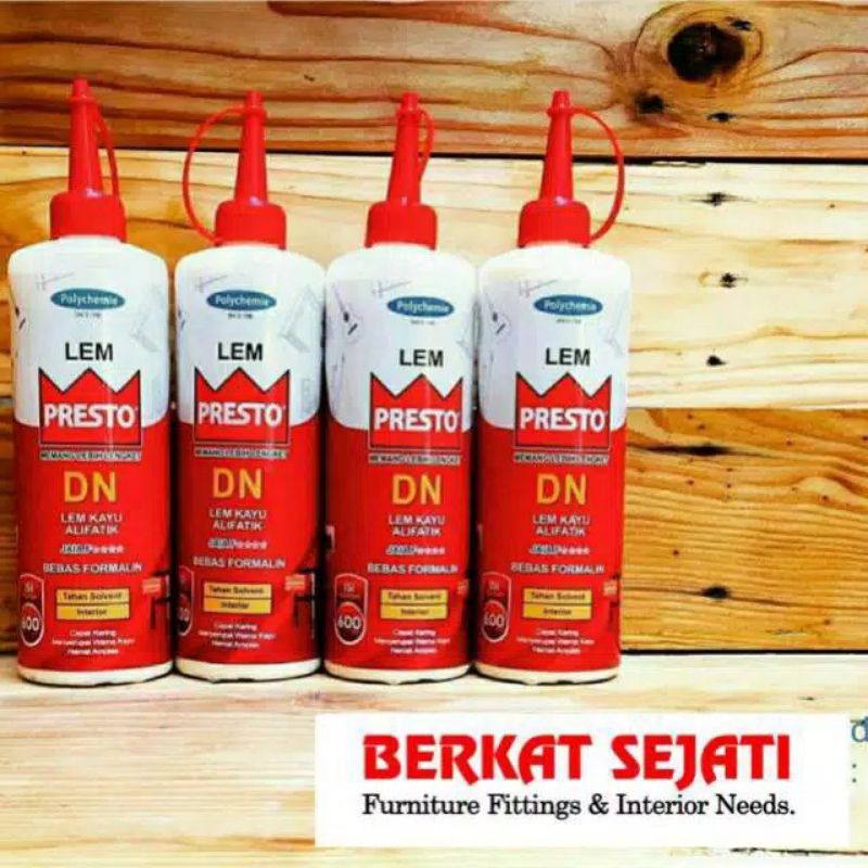 

LEM KAYU ALIFATIK PRESTO 600GRAM