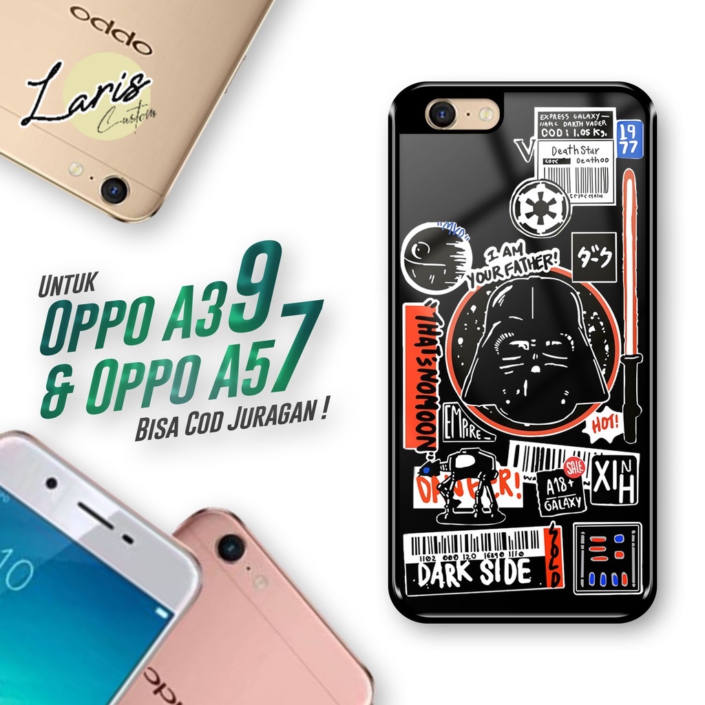 ROU Case Hardcase OPPO A39 A57 Case STARWARS GLOSYY 2D Case - Cassing Handphone Untuk Pria , Wanita 