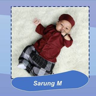 BAJU Koko Sarung Bayi Newborn Anak Baju Akikah BARU LAHIR BAJU Koko Sarung Bayi Newborn Anak Baju Akikah BARU LAHIR